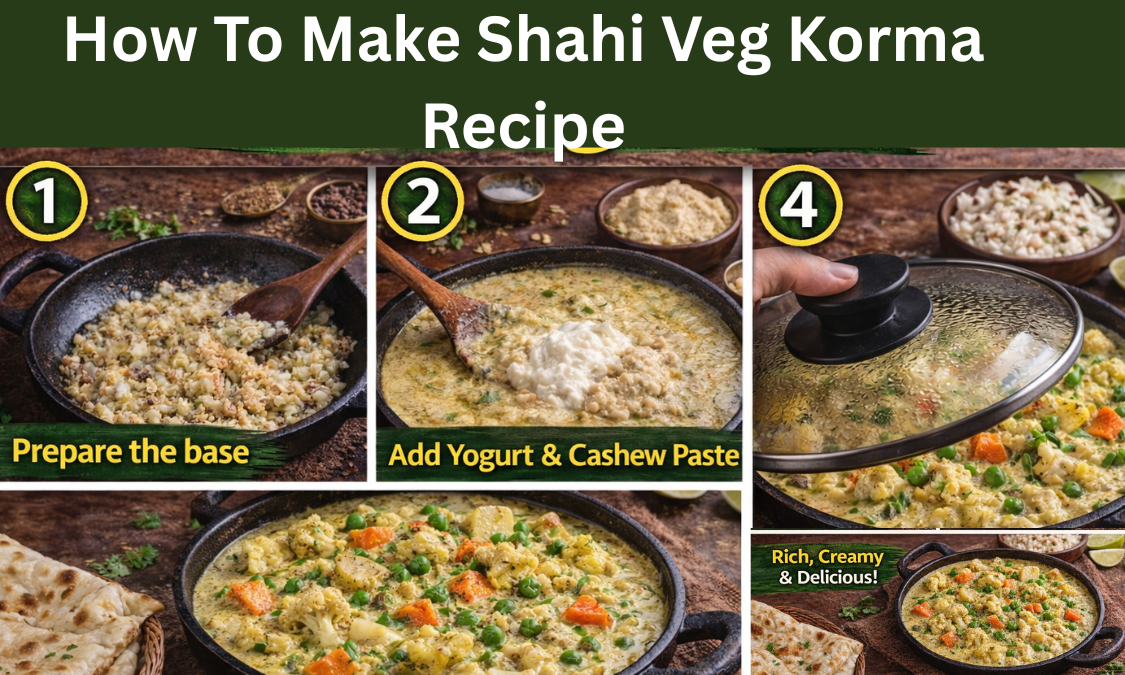 How To Make Shahi Veg Korma Recipe
