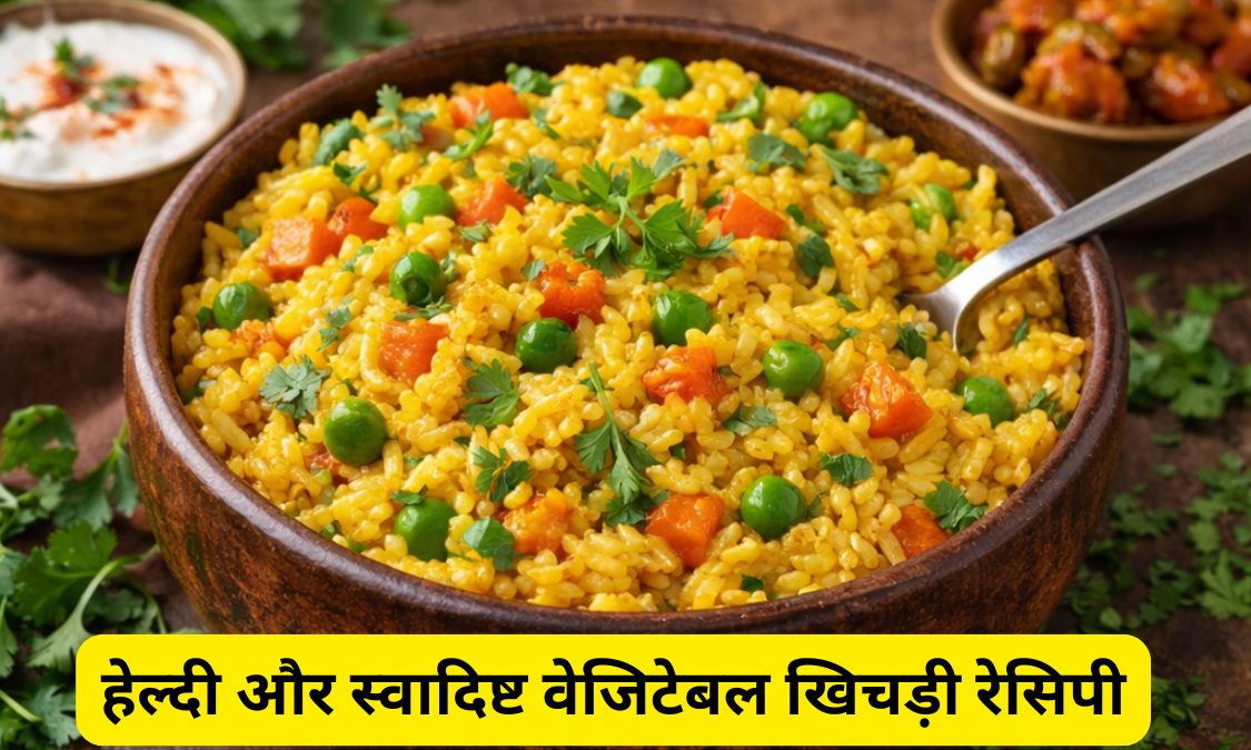 Easy Vegetable Khichdi Recipe for Lunch