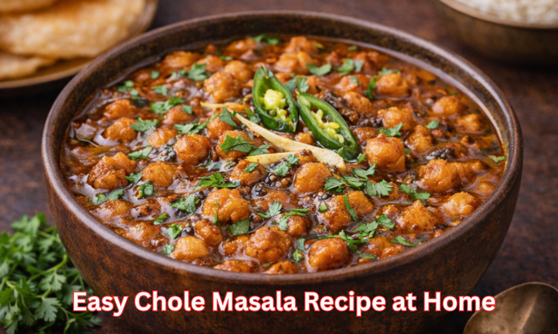 Easy Chole Masala Recipe at Home