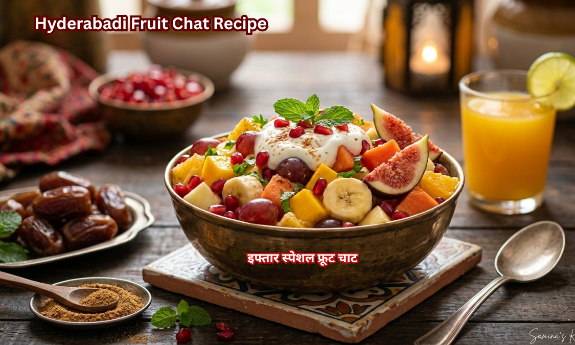 Hyderabadi Fruit Chat Recipe