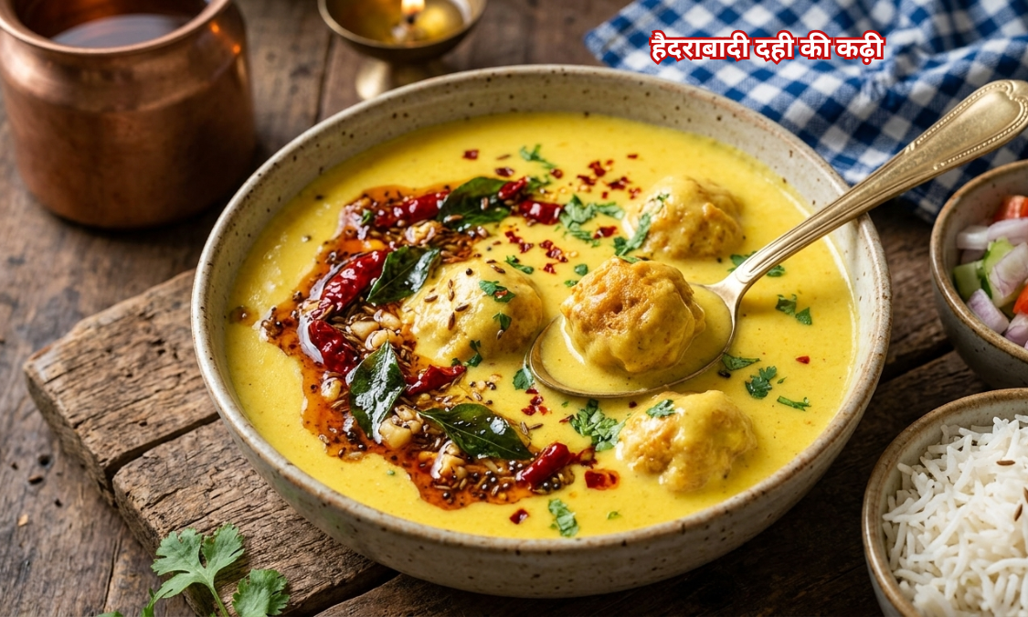 Hyderabadi Dahi Ki Kadhi Recipe
