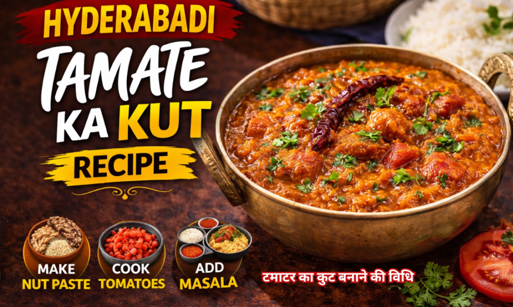 Hyderabadi Tamate Ka Kut Recipe