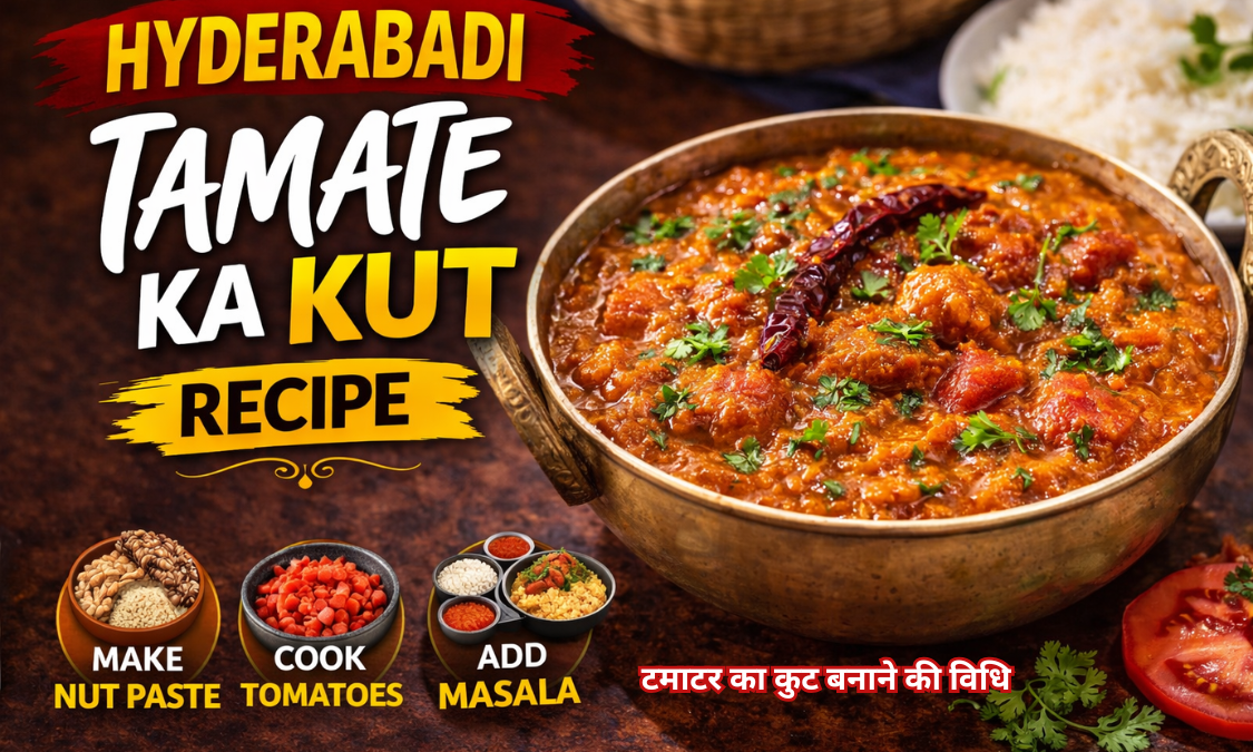 Hyderabadi Tamate Ka Kut Recipe